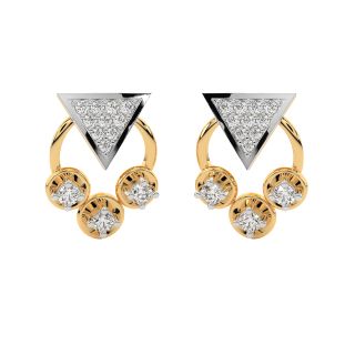 Ethan Round Diamond Stud Earrings